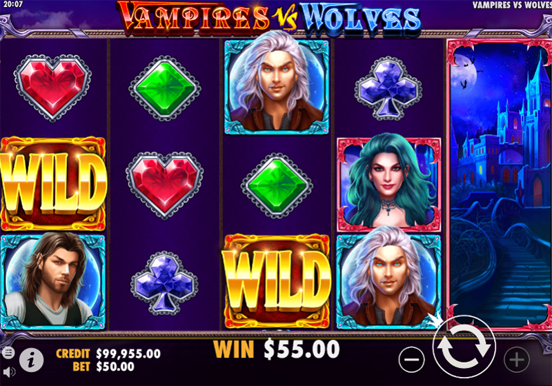 Vampires vs Wolves Review and Bonus Free Spins