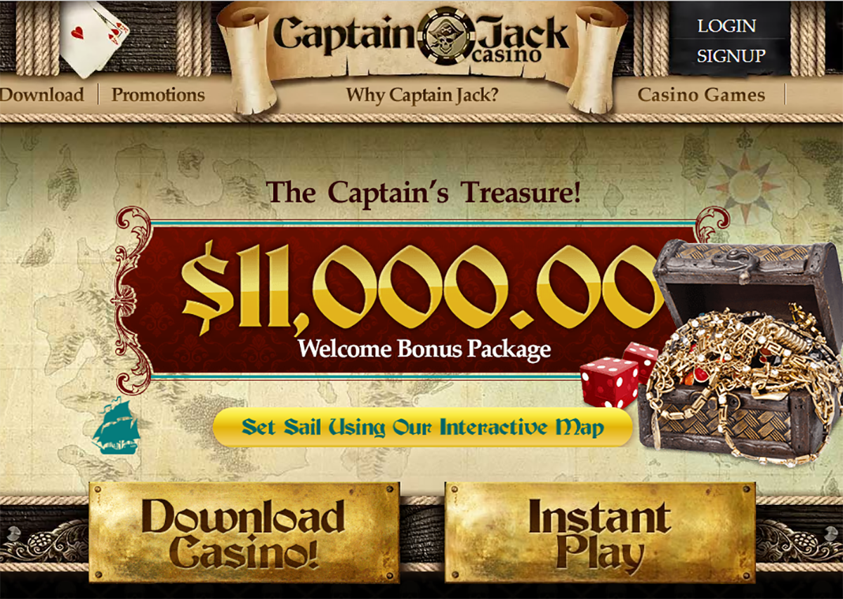 Captain Jack Casino Review Bonus Free Spins
