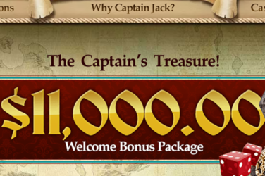 Captain Jack Casino Welcome Bonus Package Up To 11.000,00 USD