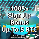 Cloudbet 100 crypto sign up bonus 5 btc