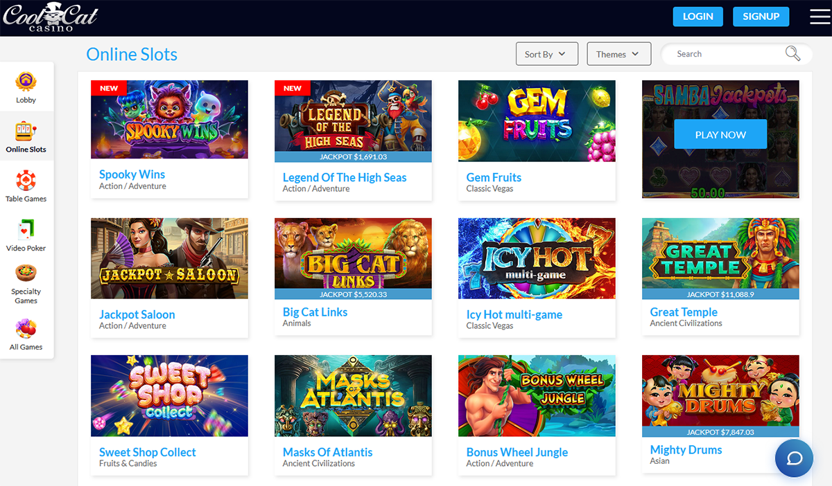 CoolCat Casino Slots Screenshot
