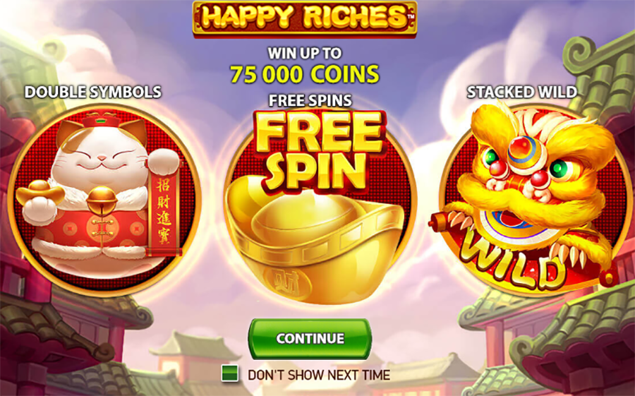 Happy Riches Slot Review Free Spins Demo