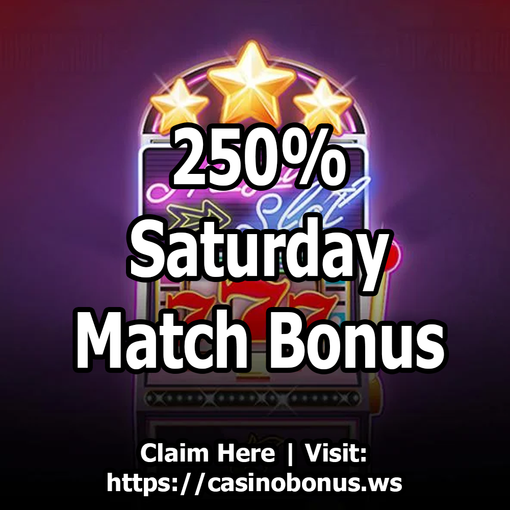 Planet 7 Casino Saturday Match Bonus Code 250