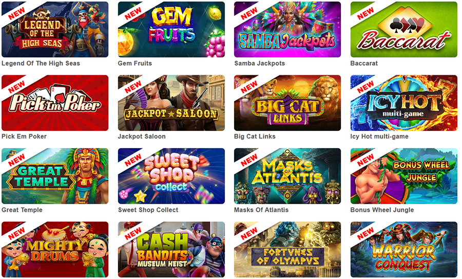 Rubyslots casino slot games screenshot