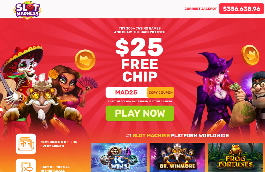 Slot Madness Casino Bonuses Promotions
