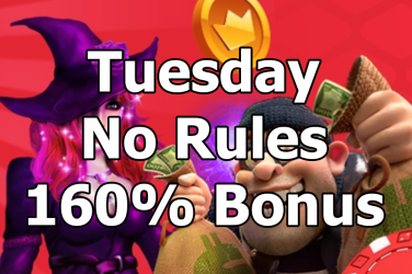 Tuesday No Rules Casino Bonus