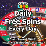 daily free spins bonus cryptoloko