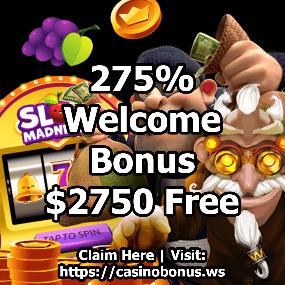 slot madness casino welcome bonus promotion