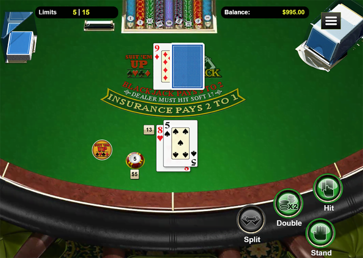 wild vegas casino review and bonus table games screenshot