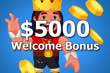 5000 USD Casino Welcome Bonus
