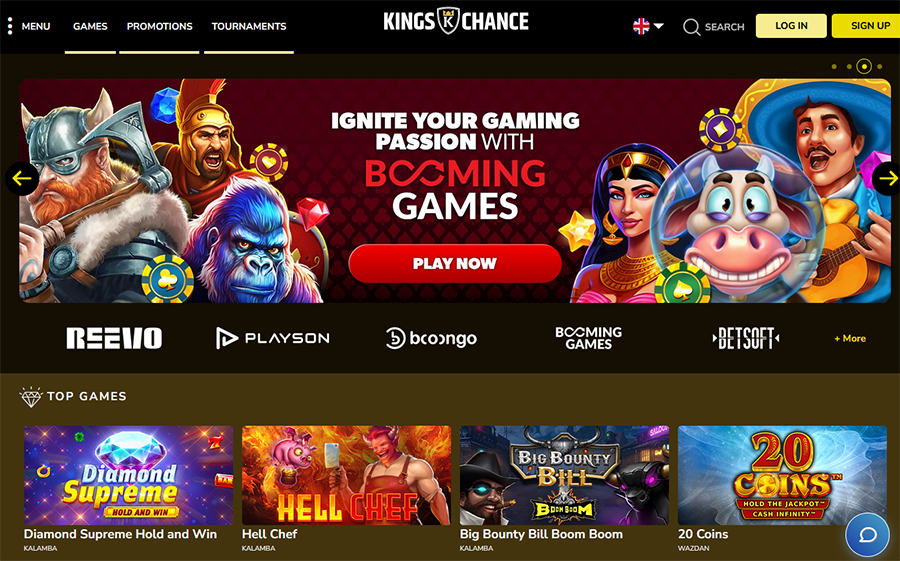 Kings Change Casino Screenshot