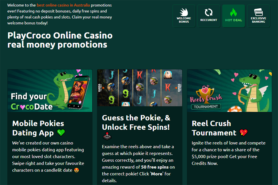 Play Coroco Online Casino Australia Screenshot
