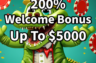 Welcome Bonus 5000 USD Play Croco Casino
